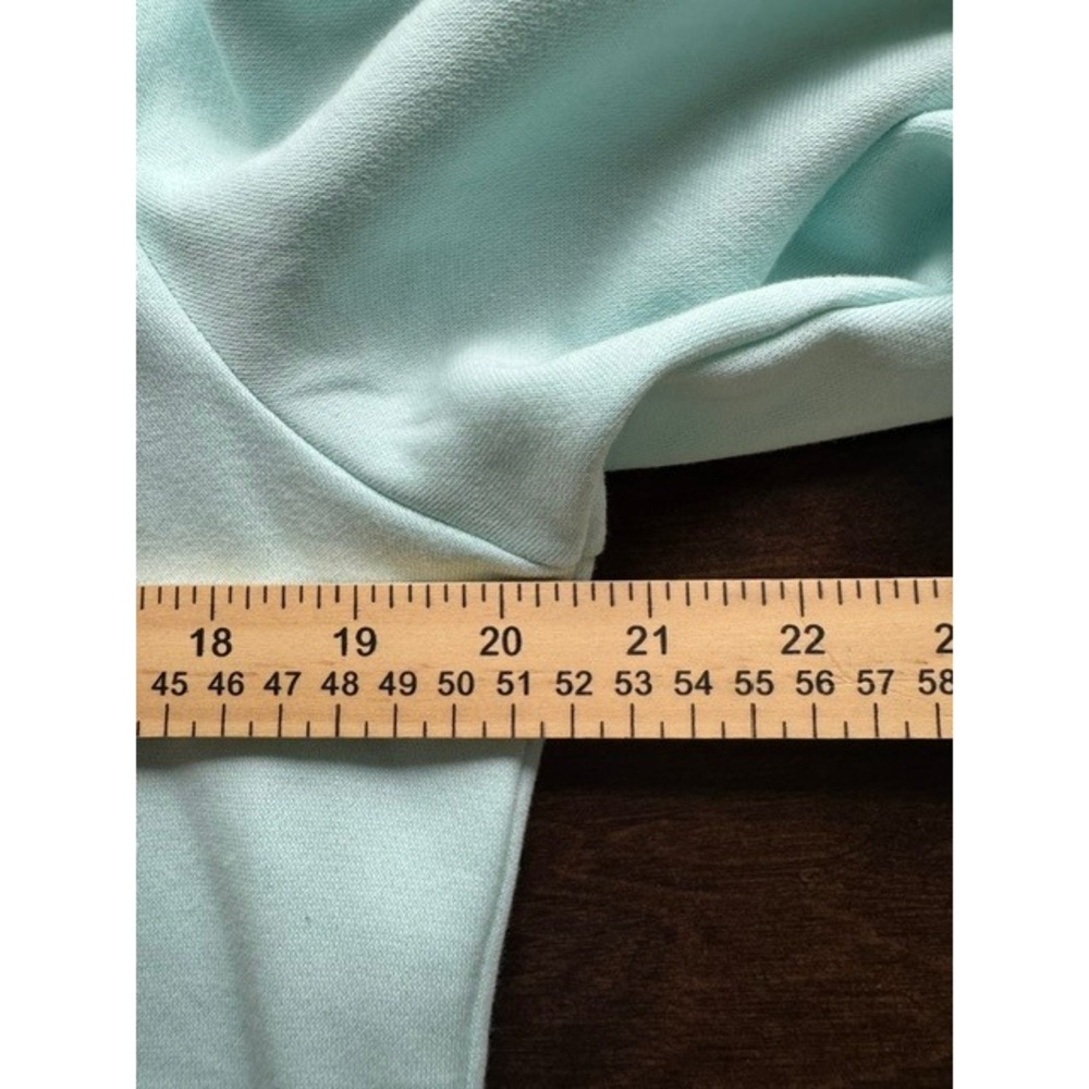 Adidas‎ Mint Green Purple Logo Pullover Hoodie Women's Medium M EUC - Picture 7 of 9